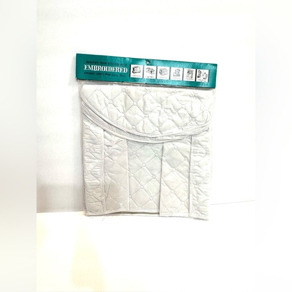 Vintage Kitchen Appliance Covers Dora May Embroidered  Toaster And Mixer NEW 70s - Picture 9 of 9